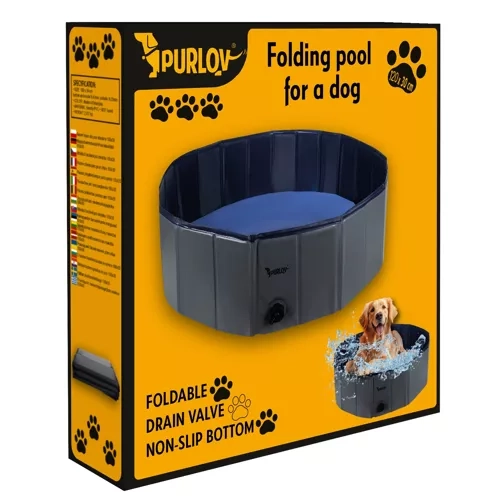 Piscină pliabilă pentru câini 120x30 Purlov