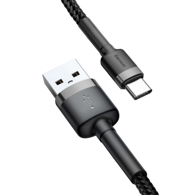 Cablu Baseus Cafule USB-C 1m gri-negru