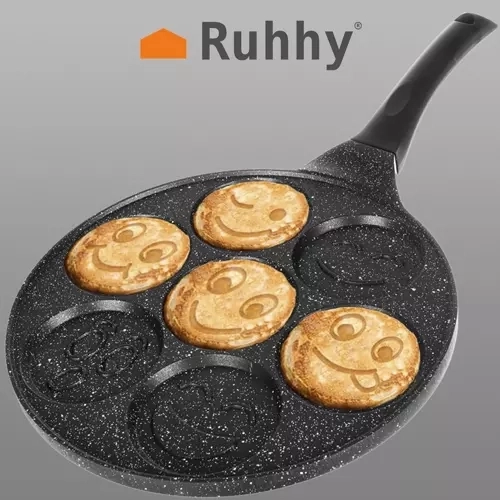 Tigaie pentru ouă și clătite cu emoticoane Ruhhy