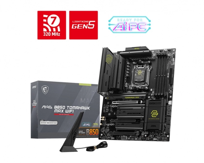 Placă de bază de jocuri MSI MAG B850 Tomahawk MAX WiFi