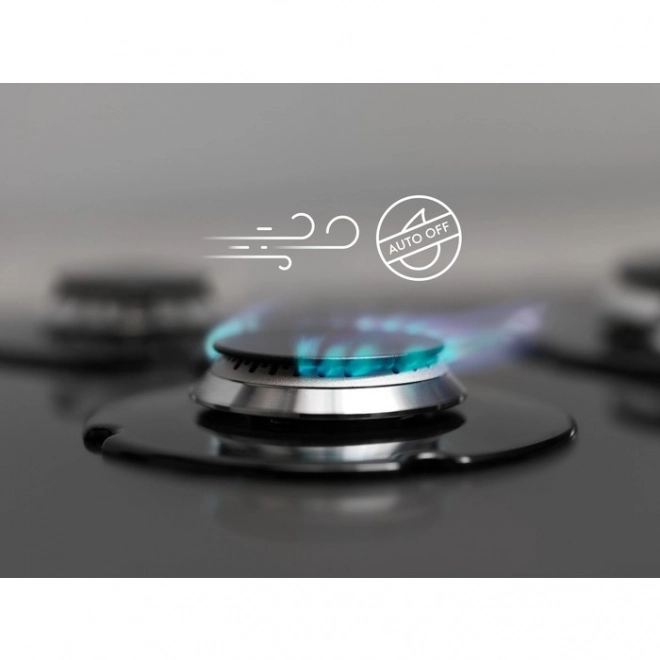 Plită pe gaz albă