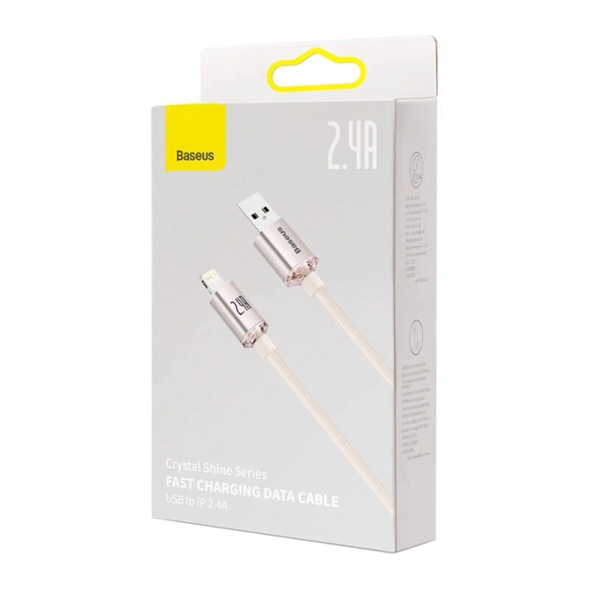 Cablu USB Baseus Crystal Shine rezistent și rapid