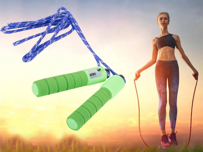 Coardă de sărit cu contor pentru crossfit fitness