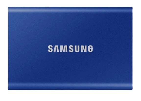 SSD extern Samsung Portable T7 2TB USB 3.2 Gen.2 Albastru