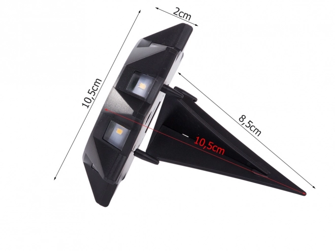 Lampa solară de grădină cu senzor de amurg