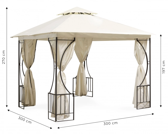 Pavilion de grădină 3x3m +4 pereți