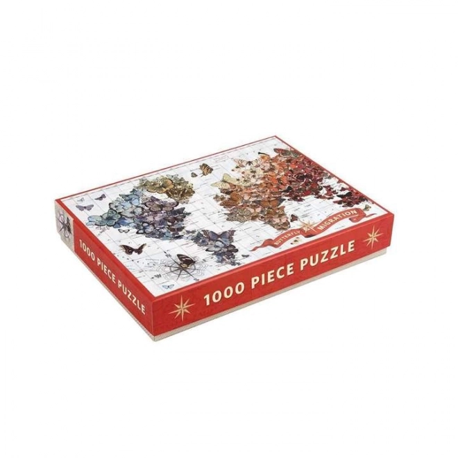 Puzzle migrarea fluturelui de aur 1000 piese