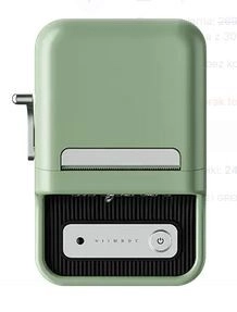 Imprimantă portabilă de etichete cu imprimare termică, culoare verde