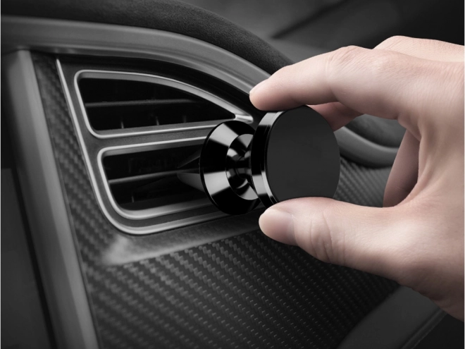 Suport magnetic auto pentru grila de ventilație