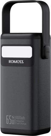 Baterie externă Romoss 40000mAh 65W negru