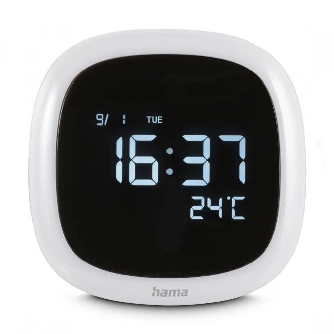 Ceas deșteptător electronic Bora Bora alb
