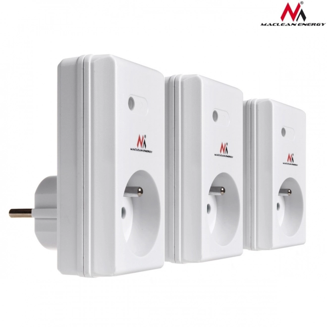 Priză inteligentă de interior cu telecomandă Maclean Energy set 3 piese