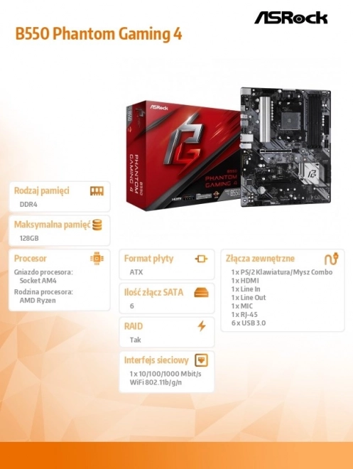 Placă de bază gaming B550