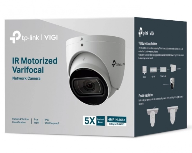 Cameră de securitate motorizată TP-Link InSight S445ZI cu rezoluție 4MP și zoom 5x