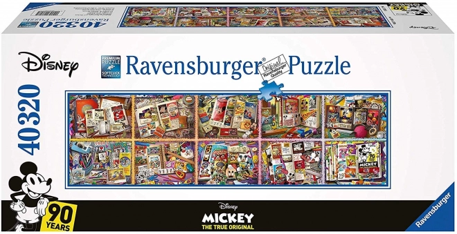 Puzzle 40 000 piese cu Mickey Mouse de-a lungul anilor
