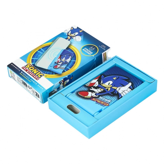 Powerbank Inducție Sonic The Hedgehog cu Suport