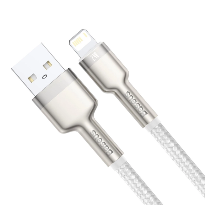Cablu USB Lightning Baseus Cafule Alb