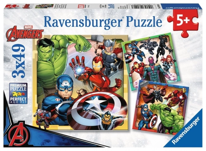 Puzzle Ravensburger Marvel Avengers 3x49 piese
