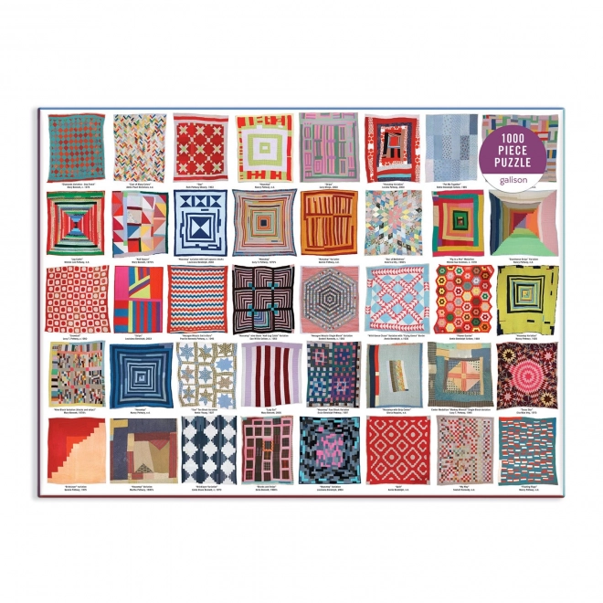 Puzzle Galison Patchwork Gee's Bend 1000 piese