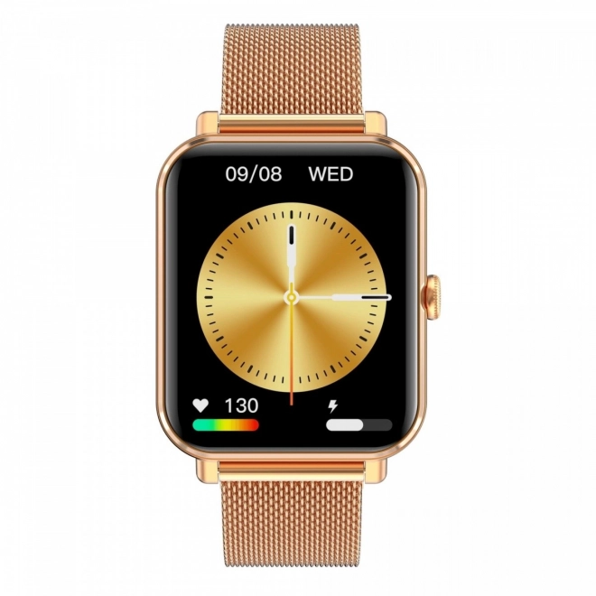 Smartwatch GRC Clasic Auriu Oțel