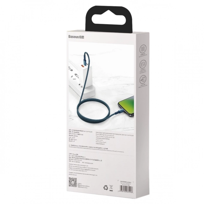 Cablu de Încărcare Baseus de Tip-C la Lightning, 20W, 1m