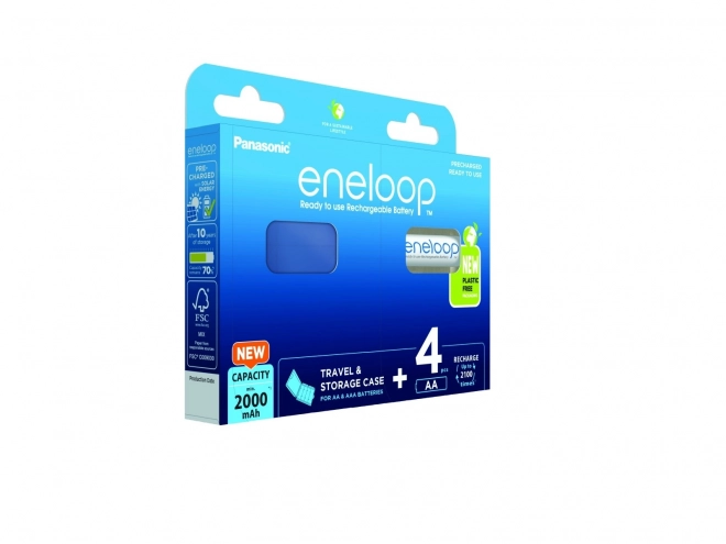 Acumulatori Eneloop AA 2000 mAh set 4 cu cutie