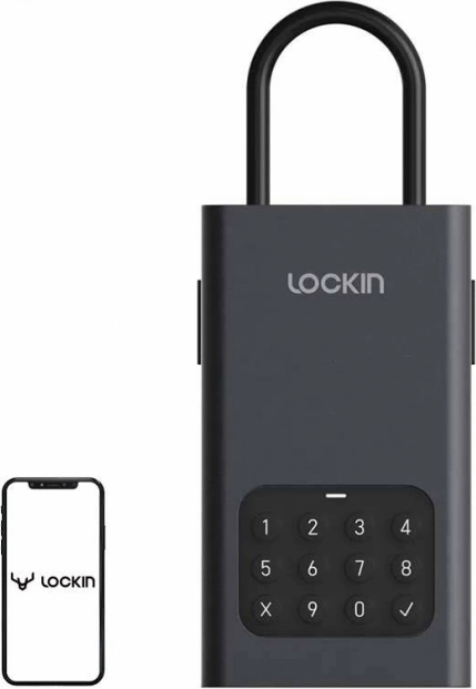 Seif inteligent pentru chei LOCKIN Lock Box L1 cu tastatură și Bluetooth