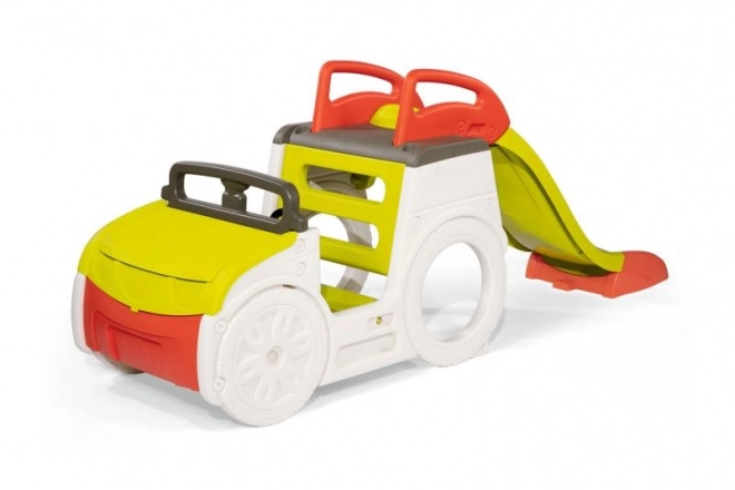Smoby Auto Adventure cu tobogan și nisipar