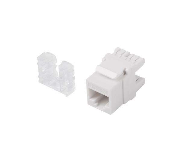 Modul keystone RJ45 LSA UTP cat. 6, 180° pentru montaj în cutie de instalare