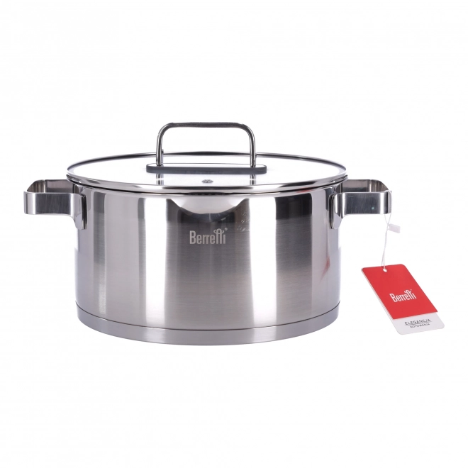 Mistral BERRETTI oală inoxidabilă cu capac, 24 cm