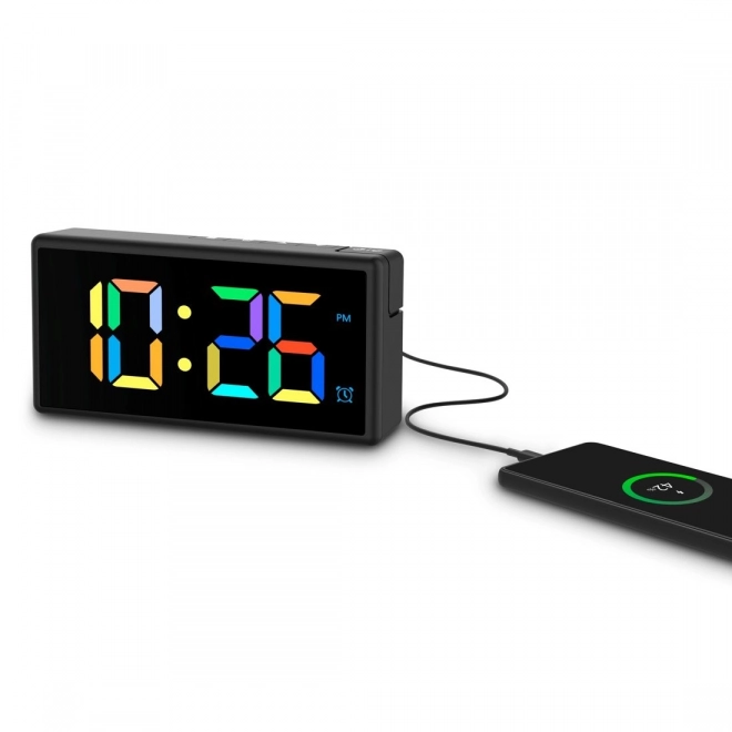 Ceas cu alarmă electronic Ibiza negru