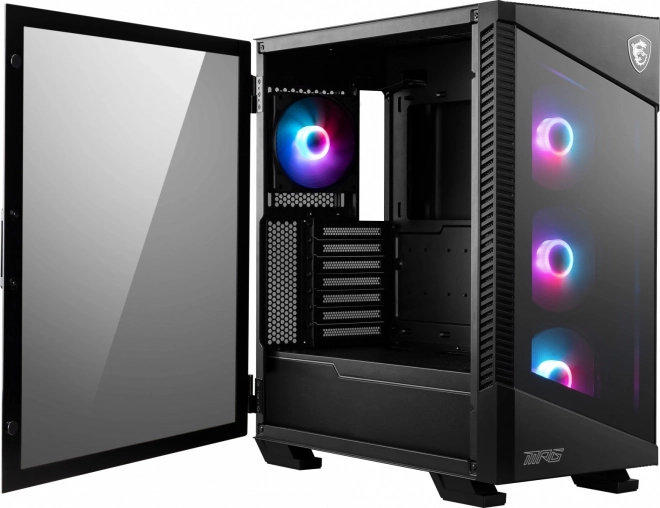 Carcasa MPG Velox cu sticlă temperată și 2 USB 3.1