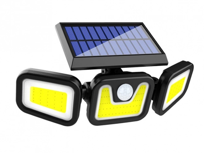 Lampa solară cu senzor de mișcare pentru grădină