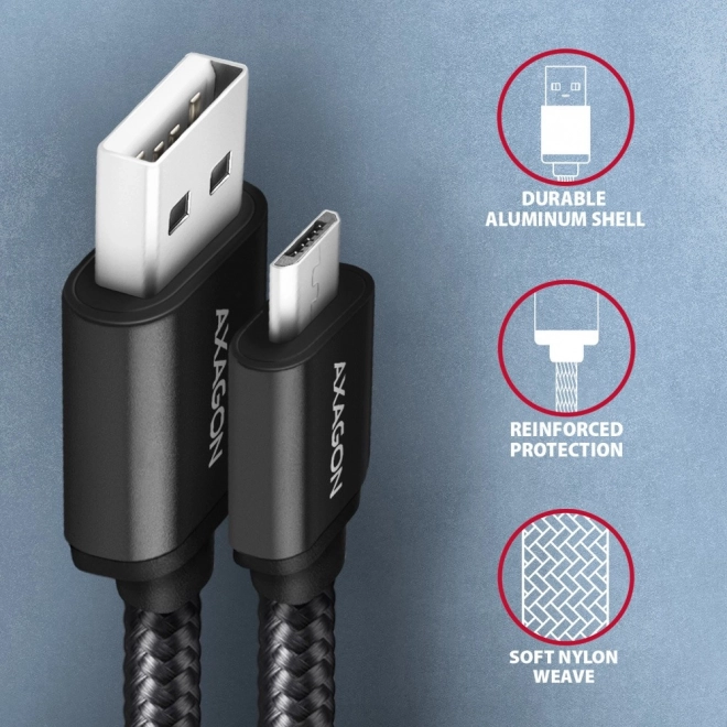 Cablu USB MicroUSB de înaltă calitate, lungime 2m