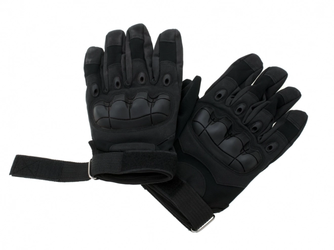 Mănuși tactice de protecție pentru articulații XL negre