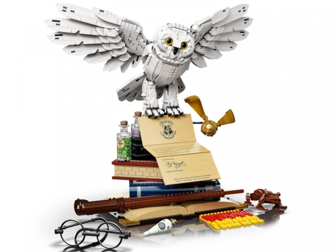 Hedwig cu scrisoarea pentru Hogwarts