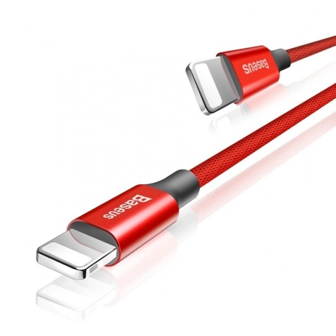 Cablu lightning roșu 180 cm Baseus