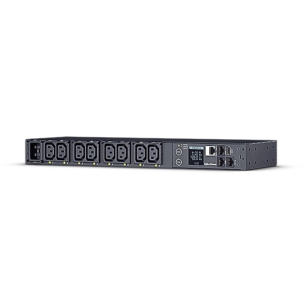 Listă de alimentare gestionabilă CyberPower Switched Metered-by-Outlet 1U 16A 8xC13