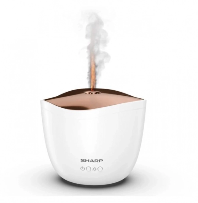 Aromatizator ultrasonic cu capac rozé auriu