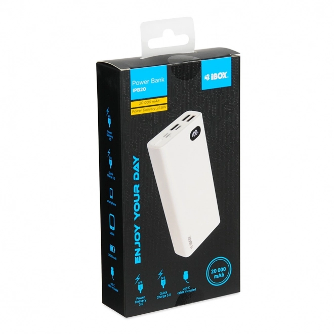 Powerbank cu Încărcare Rapidă 20 000 mAh