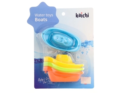 Bărcuțe din plastic pentru apă – set 4 buc.
