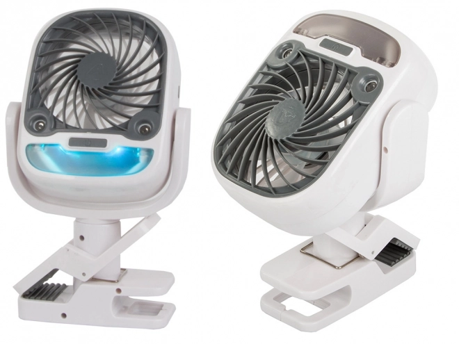Ventilator USB de masă cu iluminare RGB și umidificator 2 în 1