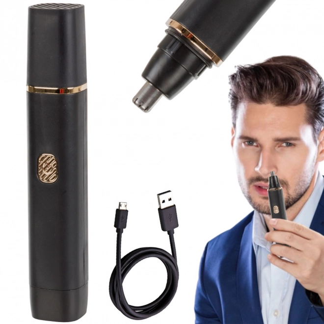 Trimmer elegant pentru păr din nas și urechi