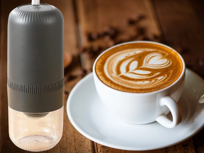 Râșniță electrică portabilă pentru cafea