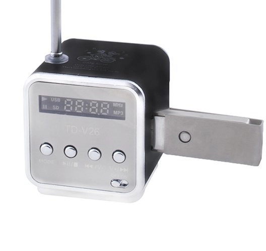 Radio portabil cu baterie și difuzor Bluetooth
