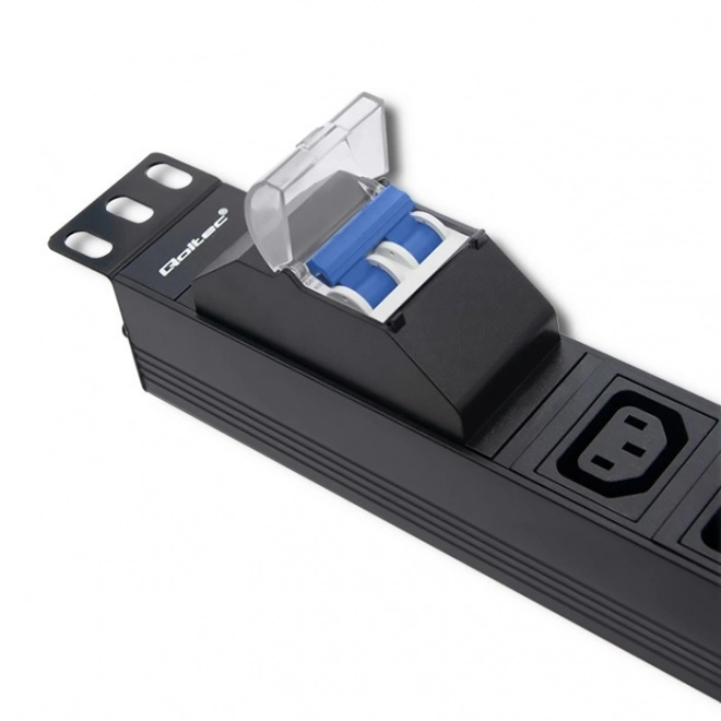 Listă de alimentare Rack 19 inci cu protecție la supracurent