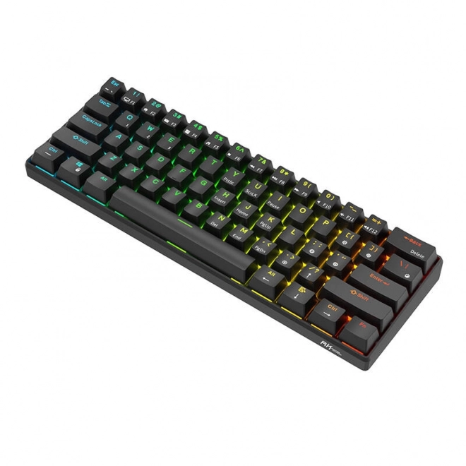 Tastatură mecanică Royal Kludge RK61 RGB cu switch-uri roșii