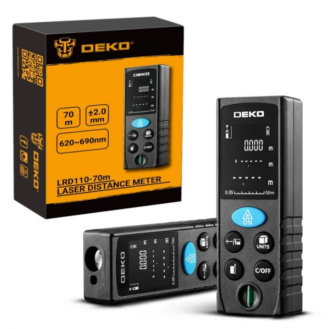 Telemetru laser Deko (raza 70 m)