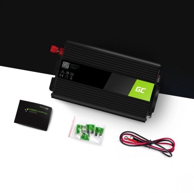 Invertor de tensiune portabil Green Cell 12V la 230V 1000W/2000W