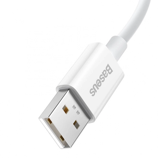 Cablu USB-C Baseus Superior Series 65W, 2m alb